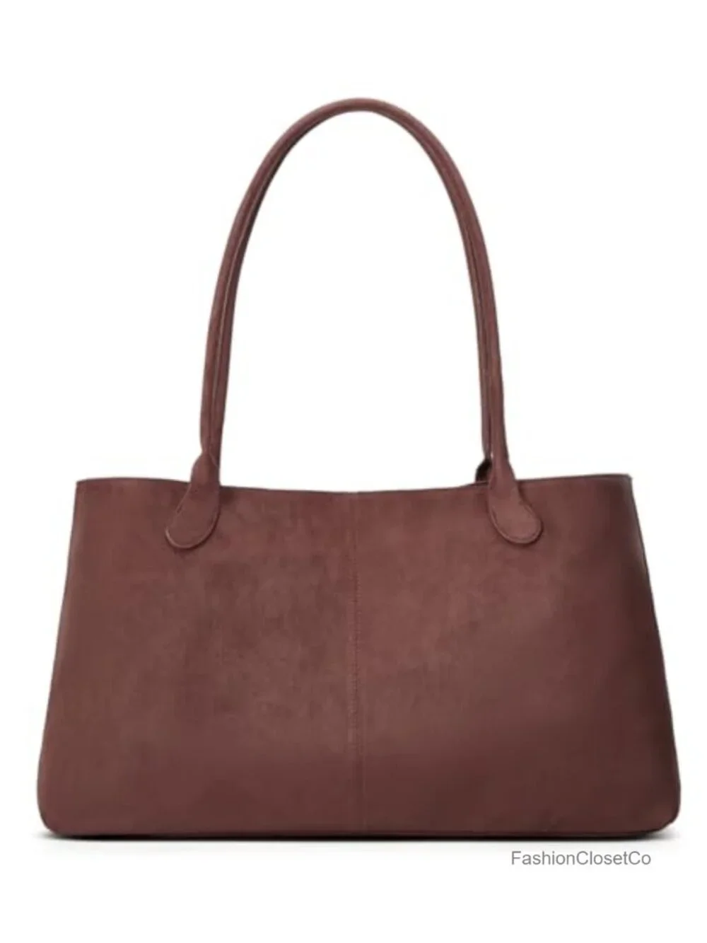 Faux Suede Hobo Tote Bag Large Capacity Shoulder Bag Satchel Handbag